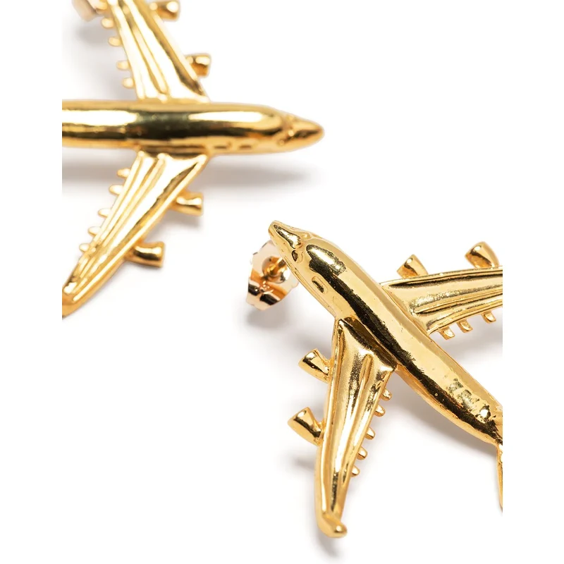 Natia X Lako Airplane gold-plated Necklace - Farfetch