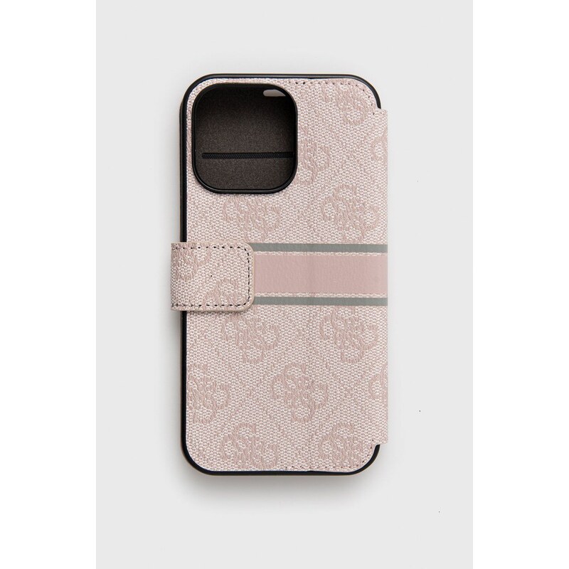 Кейс за телефон Guess iPhone 13 Pro в розово