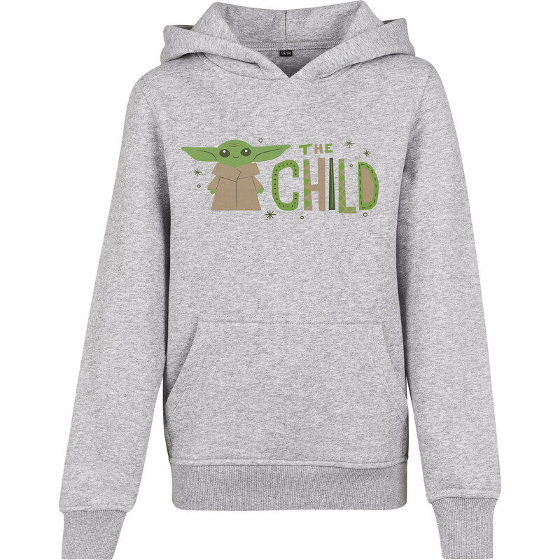Mister Tee Kids Mandalorian The Child Hoody heather gray