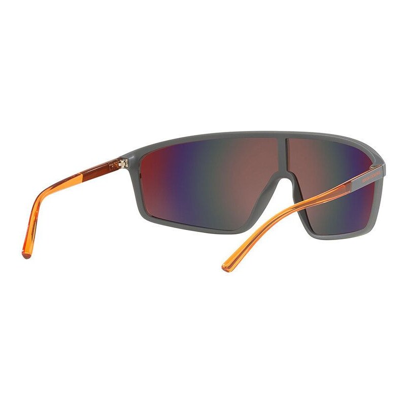 Слънчеви очила Armani Exchange мъжко в сиво