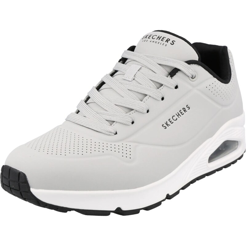 SKECHERS Ниски маратонки светлосиво / черно - GLAMI.bg