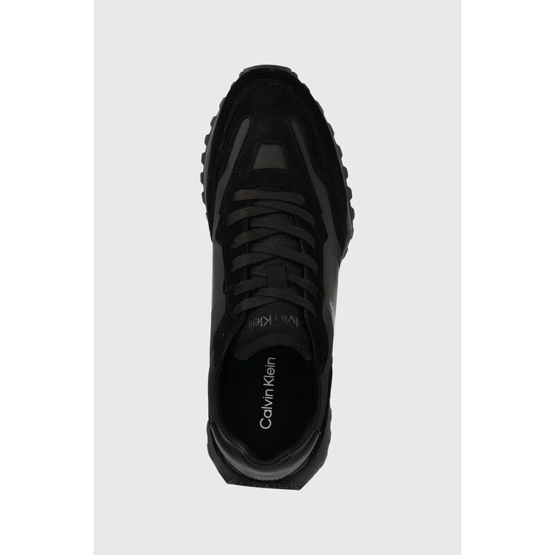 Маратонки Calvin Klein LOW TOP LACE UP MIX в черно HM0HM00497