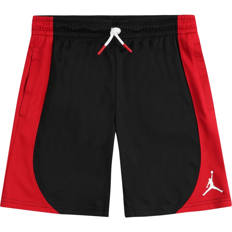 Jordan Панталон 'JUMPMAN' червено / черно / бяло