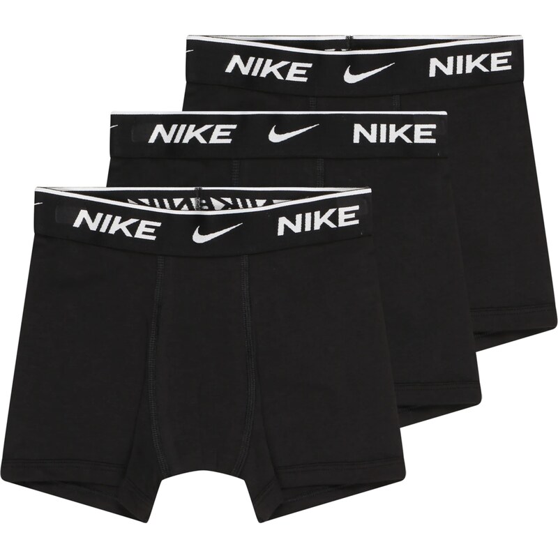Nike Sportswear Долни гащи черно / бяло