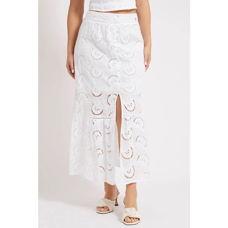 GUESS пола Smeralda Skirt W2GD44WEJV0 g011 pure white