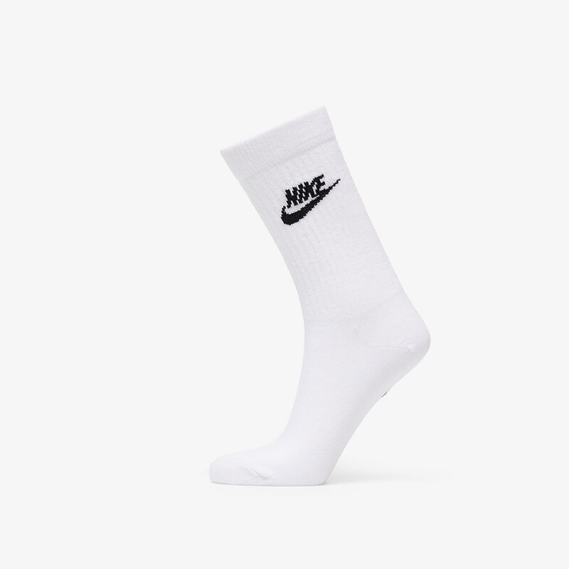 Чорапи Nike Sportswear Everyday Essential Crew Socks 3-Pack White/ Black S
