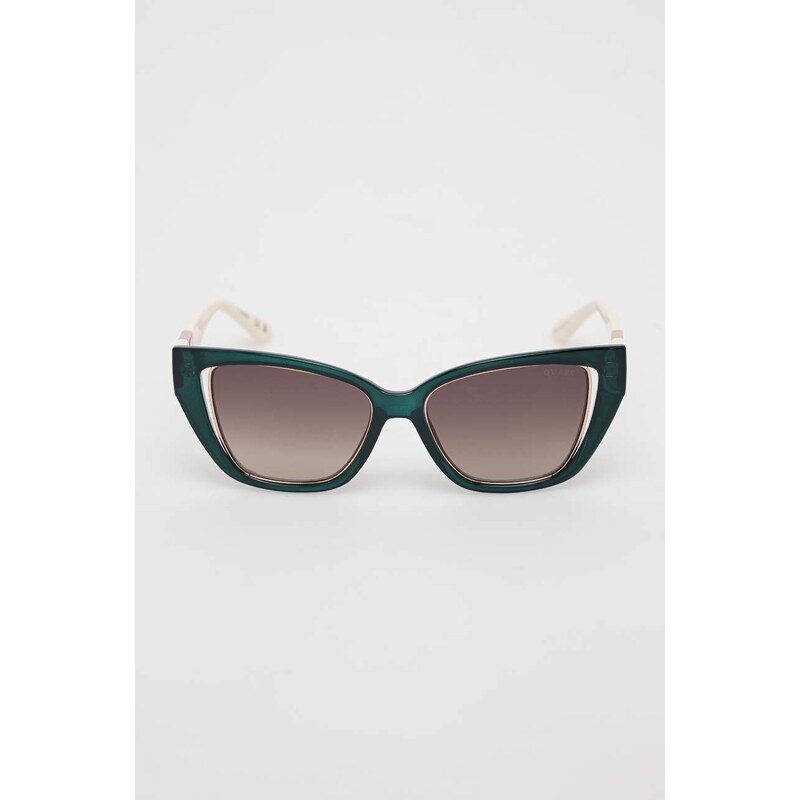 Слънчеви очила Guess в зелено GU7816_5496F