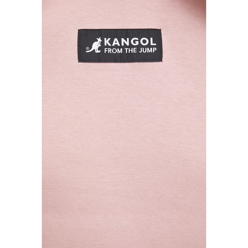 Суичър Kangol в розово с апликация
