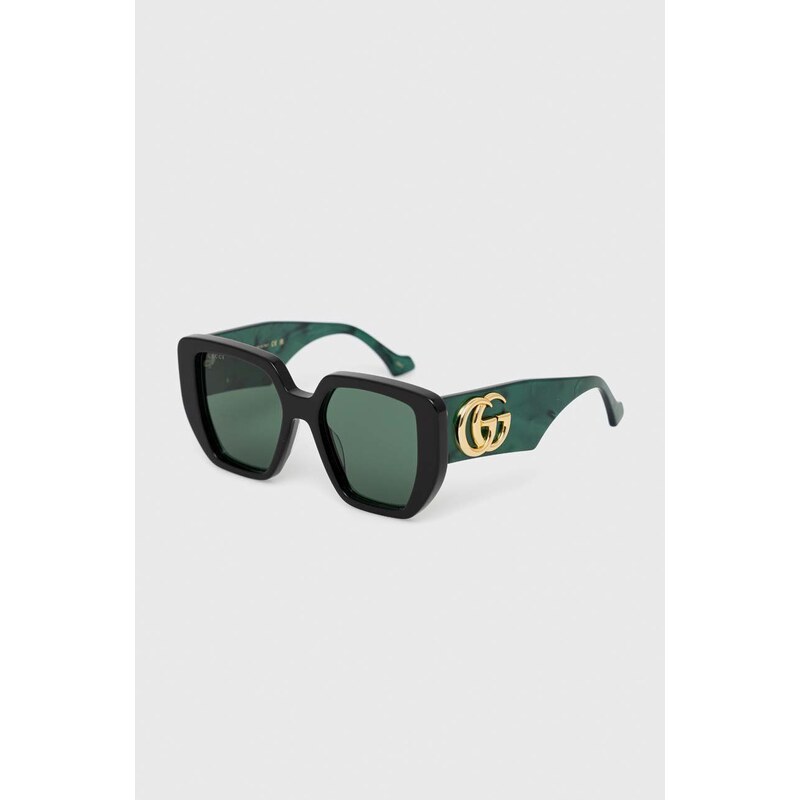 Слънчеви очила Gucci в зелено GG0956S