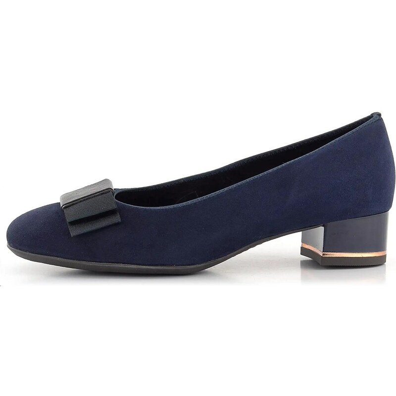 Ara shoes Дамски обувки на нисък ток Ara естествен велур сини