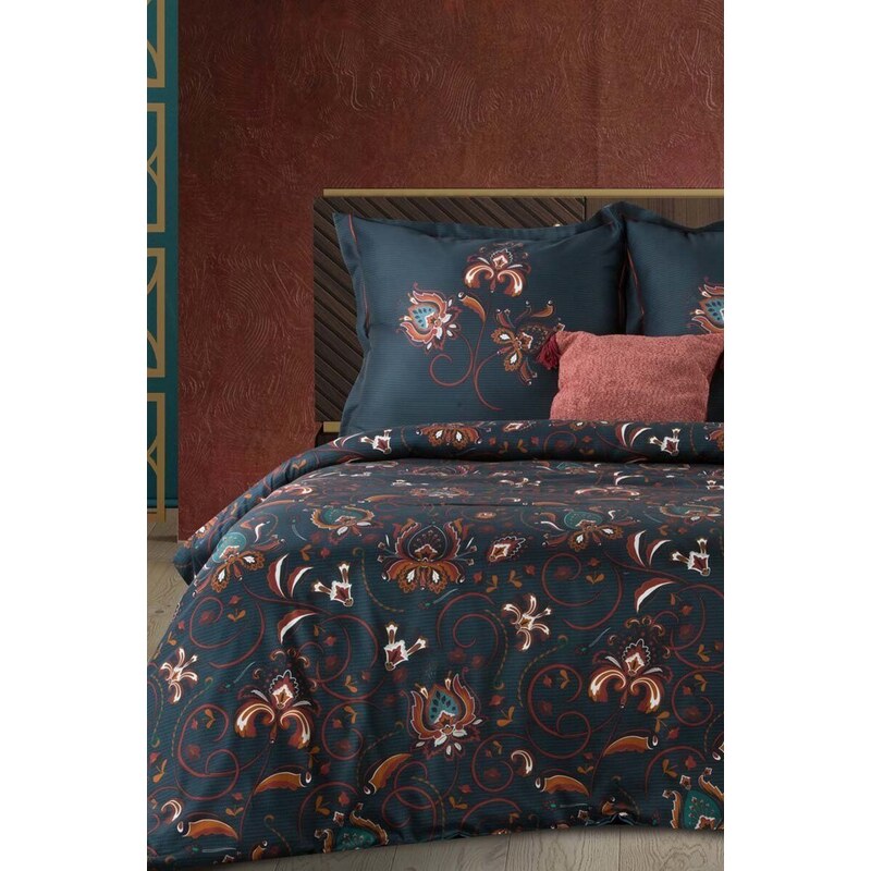 Комплект памучно спално бельо Terra Collection Marocco 220x200/70x80 cm