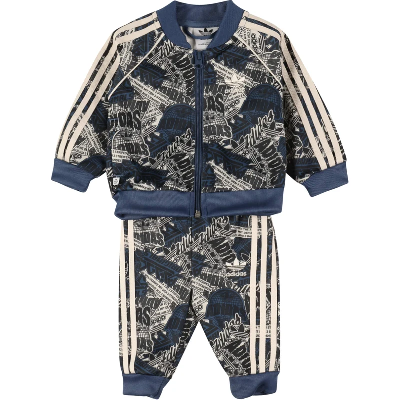 H25253 ADIDAS ORIGINALS Облекло за бягане нейви синьо / черно / естествено ...