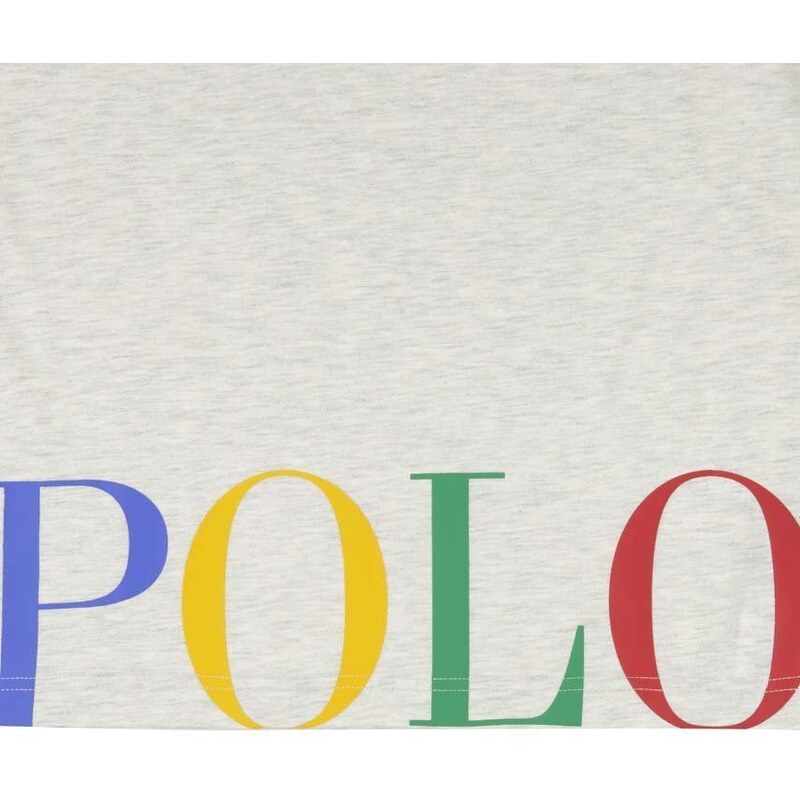 Детска пижама Polo Ralph Lauren в бежово с принт