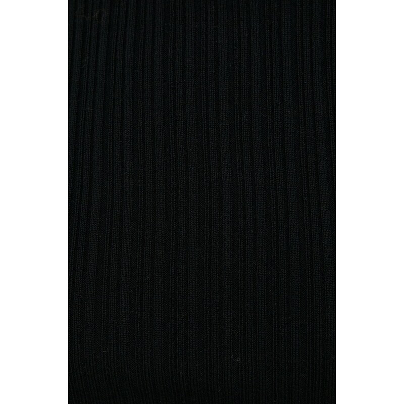 Вълнен пуловер By Malene Birger дамски в черно от лека материя
