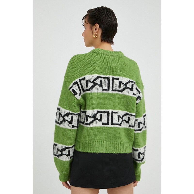 Вълнен пуловер Gestuz ArtikoGZ дамски в зелено