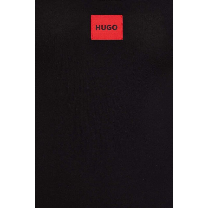 Боди HUGO в черно с изчистен дизайн 50486017