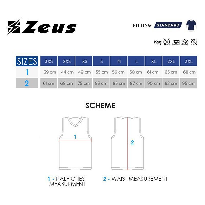 Детски Двулицев Баскетболен Екип ZEUS Kit Doblo Bianco/Verde