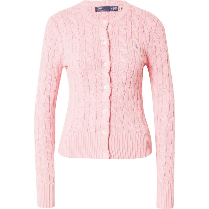 Polo Ralph Lauren Плетена жилетка кралско синьо / бледорозово - GLAMI.bg