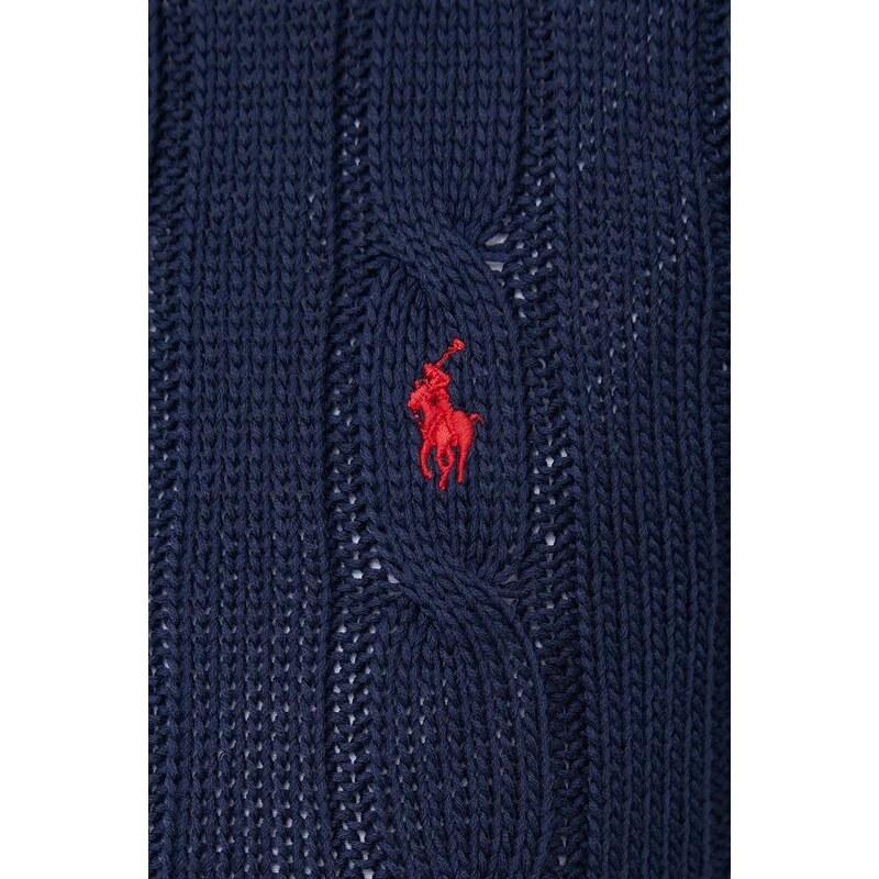 Памучен пуловер Polo Ralph Lauren в тъмносиньо 211891640