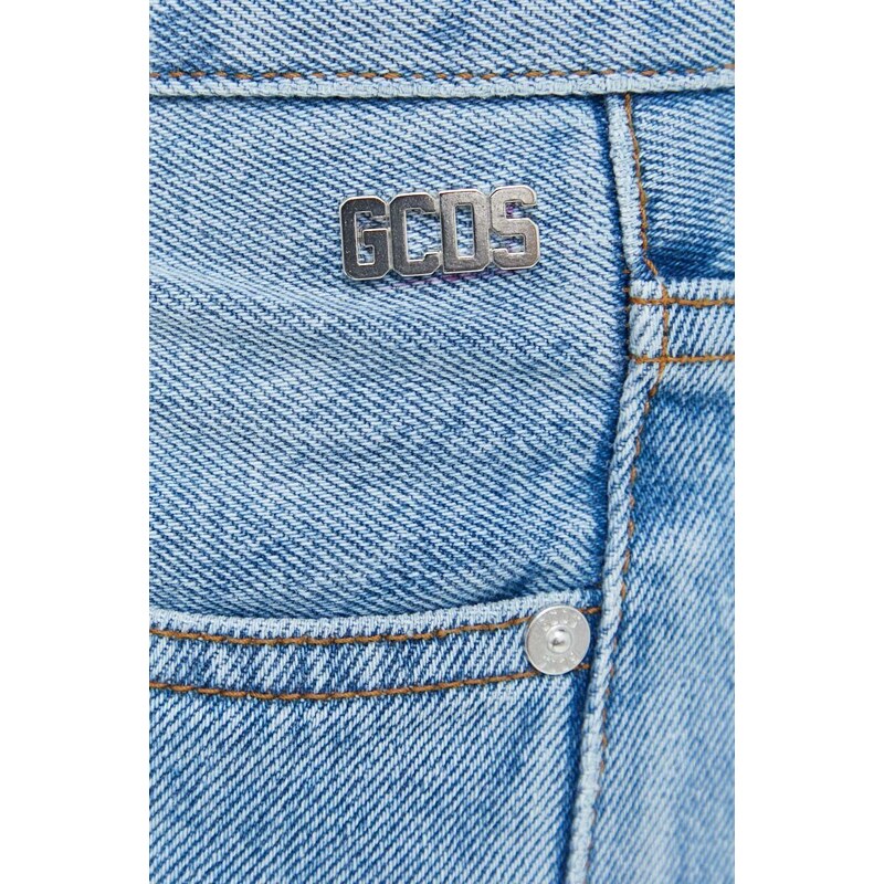 Дънкови къси панталони GCDS в синьо