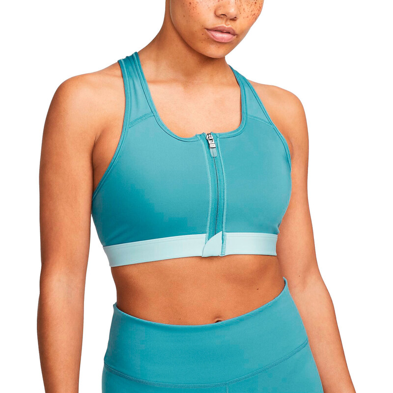 Сутиен Nike Swoosh Women's Medium-Support Padded Zip-Front Sports Bra  dd1205-440 Размер XS 