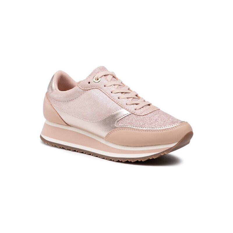 tommy hilfiger metallic retro runner