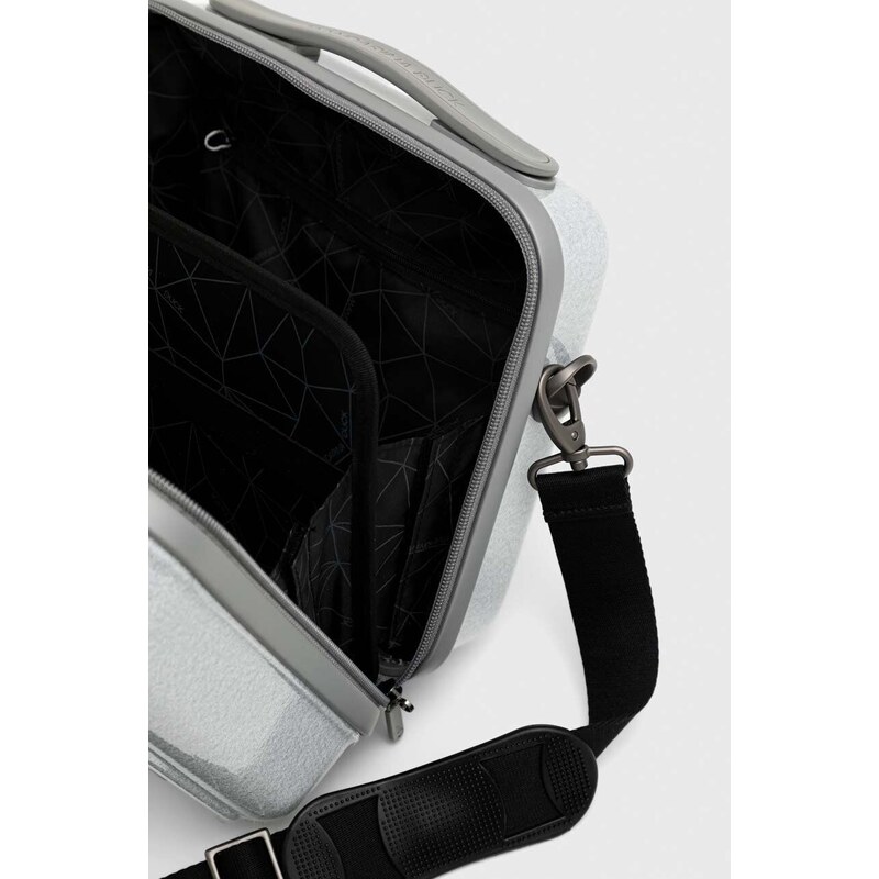 Козметична чанта Mandarina Duck LOGODUCK+ GLITTER в сиво P10GXN01
