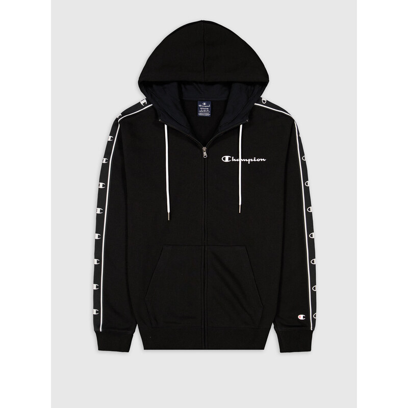 Mens Hoodies Champion Legacy Tape Hoodie Black Legacy American
