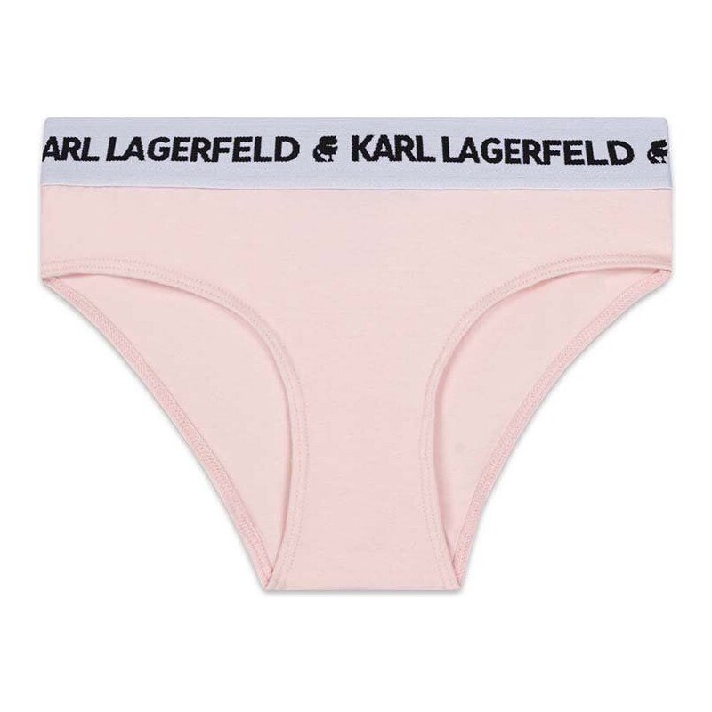Детски бикини Karl Lagerfeld (2 броя) в розово