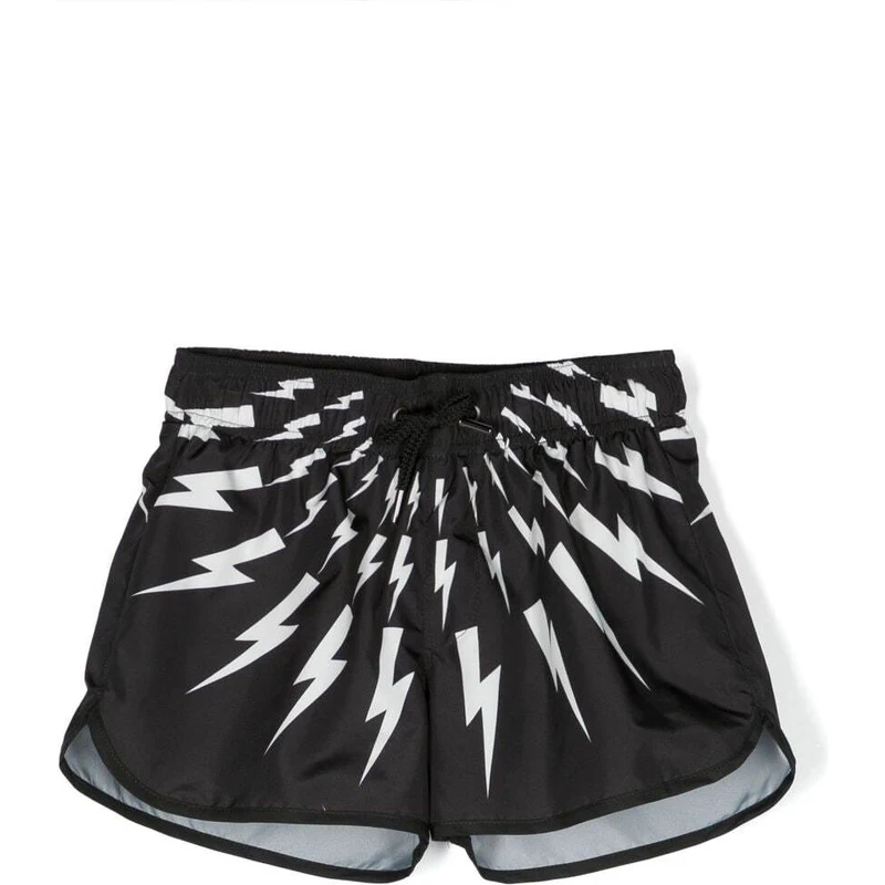 neil barrett lightning bolt swim shorts