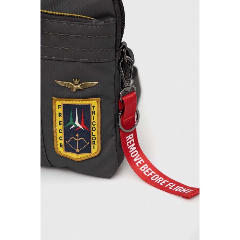 Чанта през рамо Aeronautica Militare в сиво