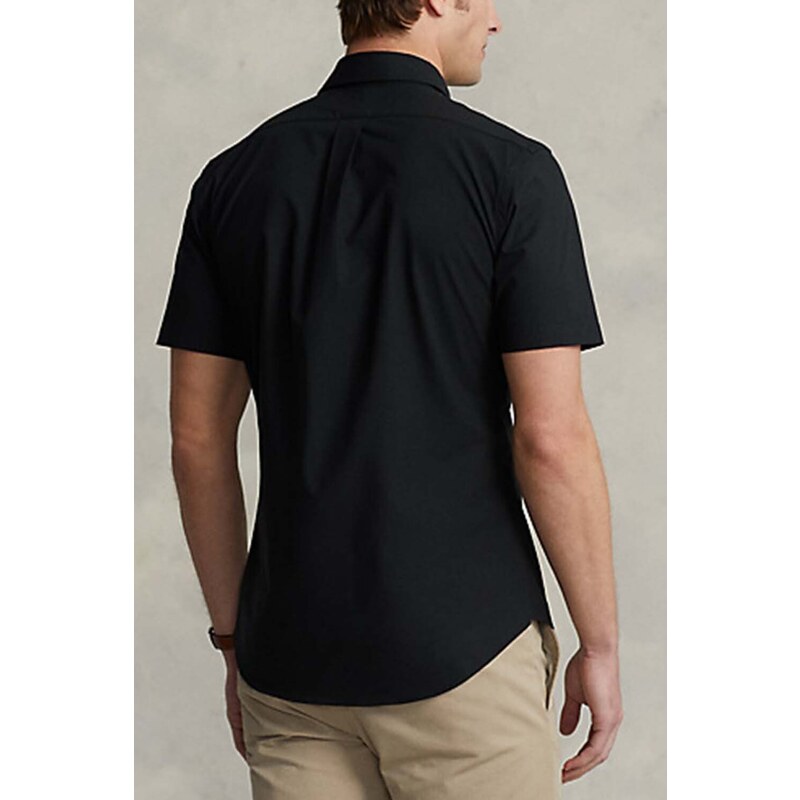 POLO RALPH LAUREN Риза Cubdppcsss-Short Sleeve-Sport Shirt 710867700001 001 black