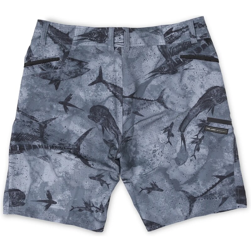 Pelagic Sharkskin Elite Board Shorts Americamo / 34