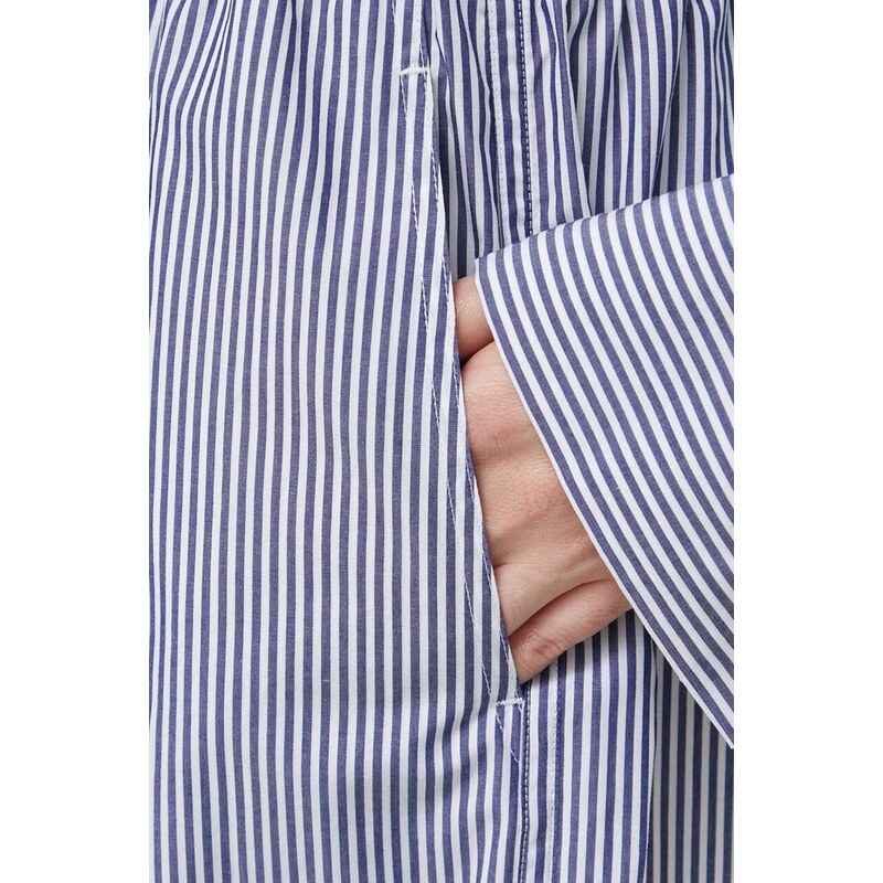 Памучна пижама Polo Ralph Lauren в тъмносиньо от памук 4P8010