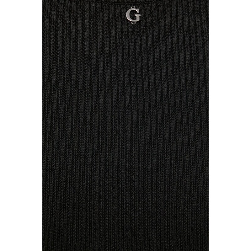 Пуловер Guess дамски в черно от лека материя W3GR17 Z2U00