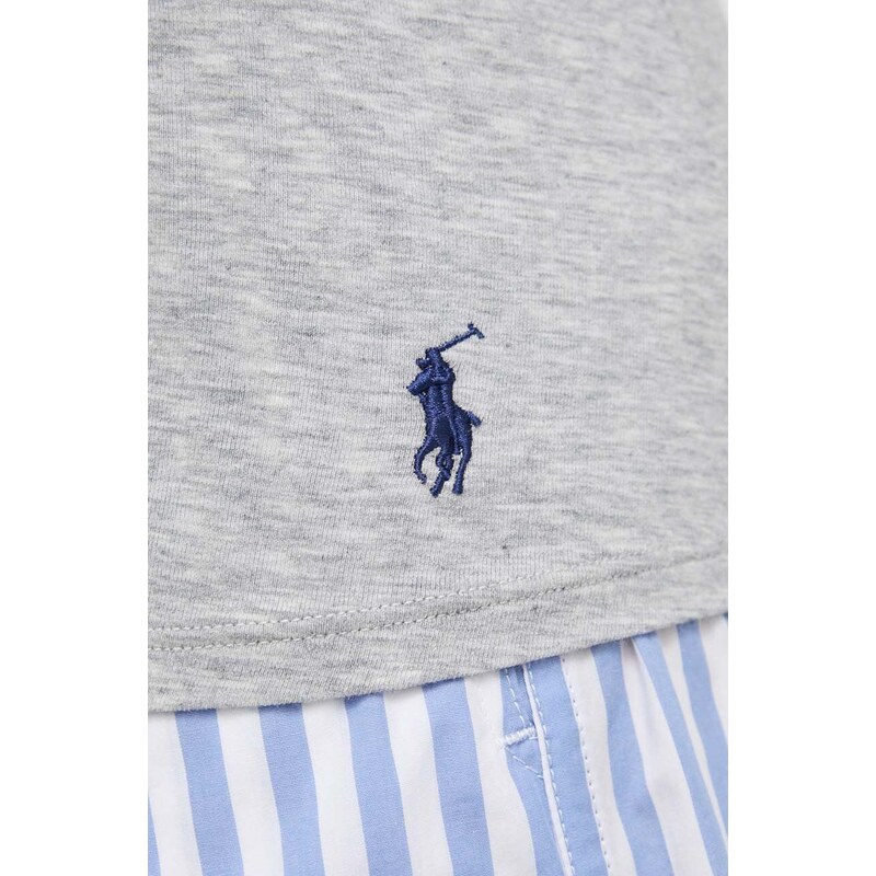 Пижамен топ Polo Ralph Lauren в сиво 4P3008