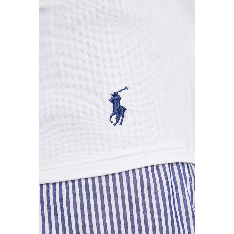 Пижамен топ Polo Ralph Lauren в бяло 4P3003