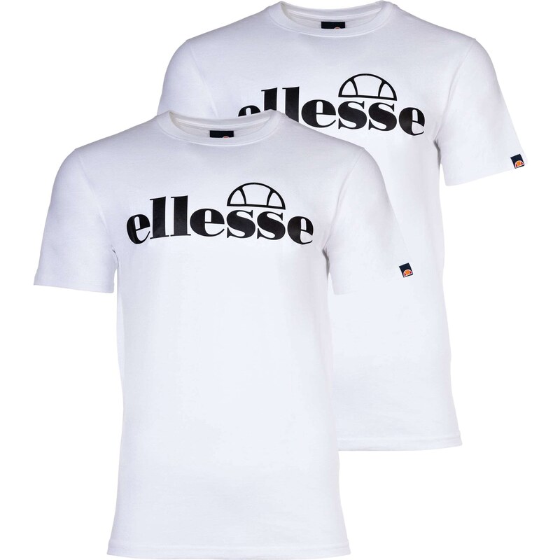 ELLESSE Тениска черно / бяло