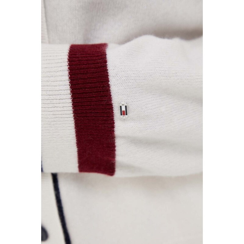 Вълнена жилетка Tommy Hilfiger в бежово от лека материя - GLAMI.bg