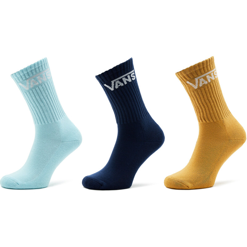 Комплект 3 чифта дълги чорапи детски Vans By Classic Crew Boys (1-6, 3pk) VN000XNQG4O1 Narcissus