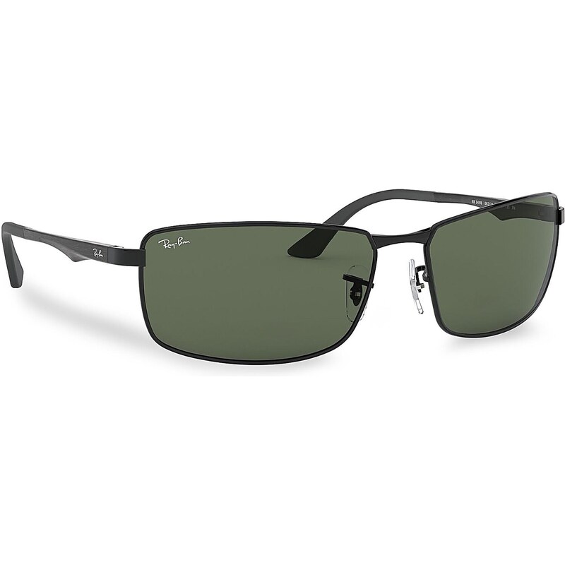 Слънчеви очила Ray-Ban 0RB3498 002/71 Black/Dark Green