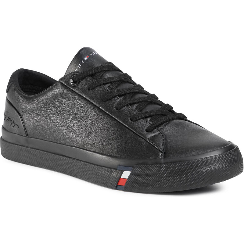 Tommy hilfiger corporate leather on sale sneaker