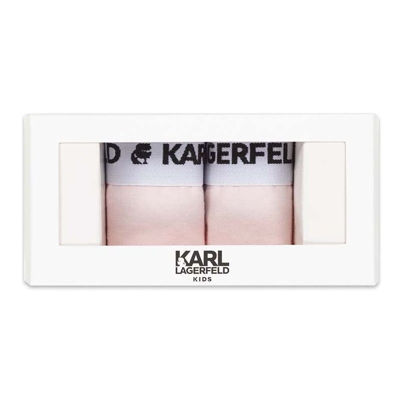 Детски бикини Karl Lagerfeld (2 броя) в розово
