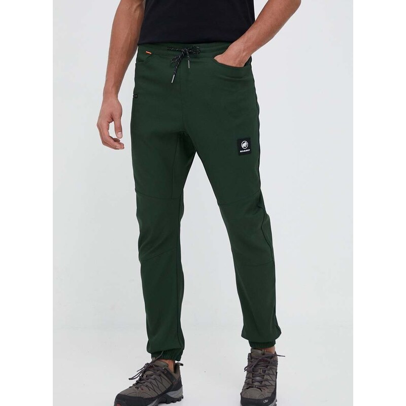 Панталон за спортове на открито Mammut Massone в зелено