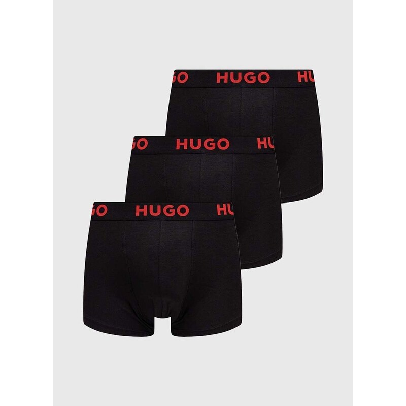 Боксерки HUGO (3 броя) в черно 50496723