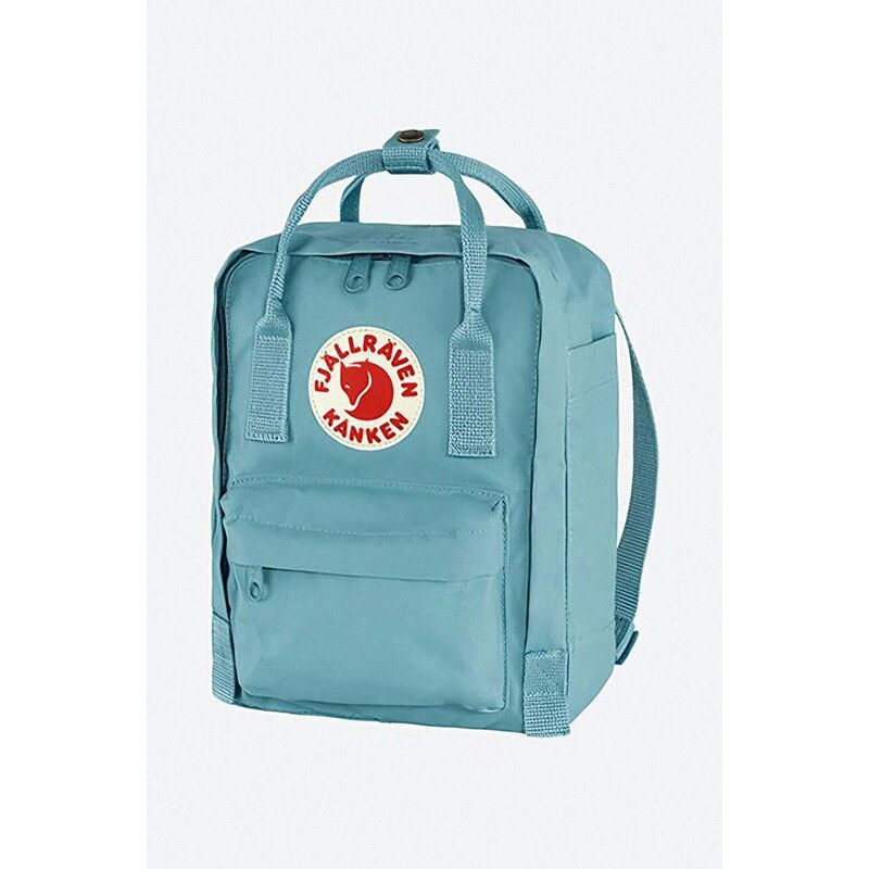 Раница Fjallraven Kanken Mini в синьо малък размер с изчистен дизайн