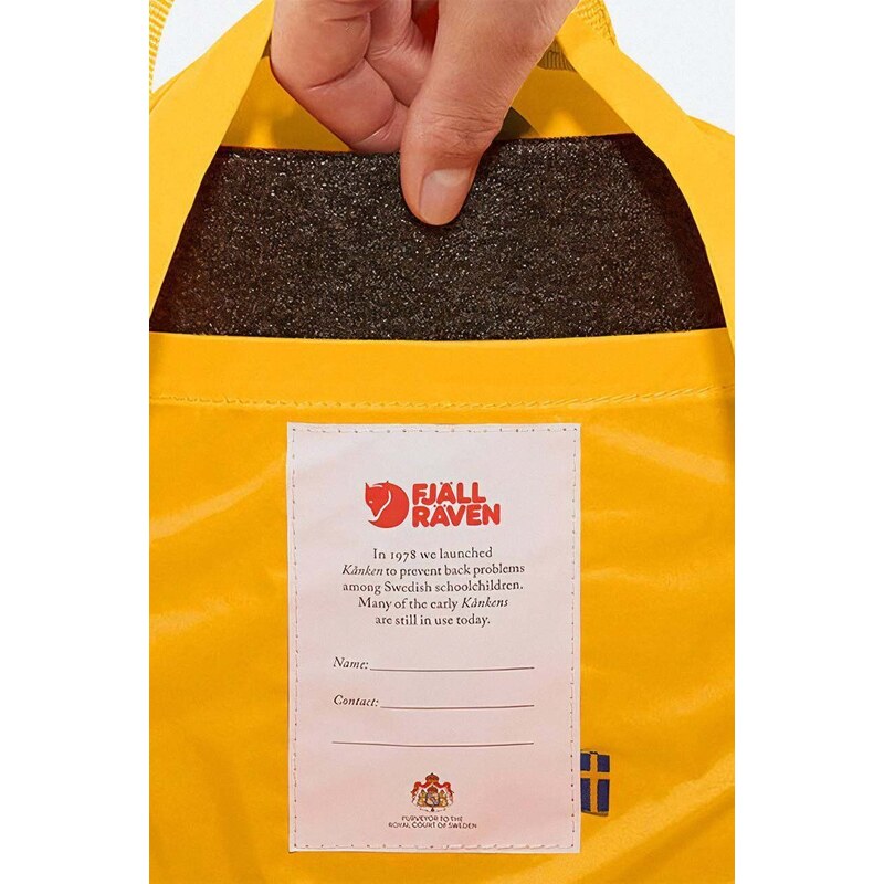 Раница Fjallraven Kanken Mini в синьо малък размер с изчистен дизайн