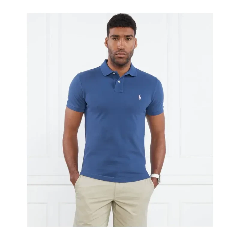 Polo Ralph Lauren Полотениска с яка Slim Fit Pique Glamibg 