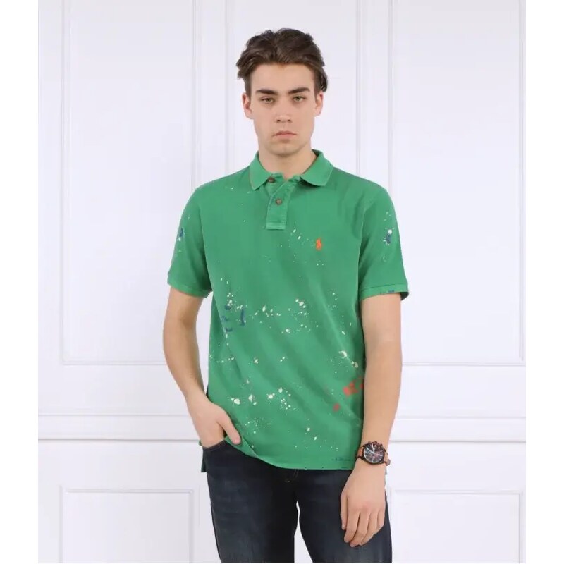 Polo Ralph Lauren Полотениска с яка Classic Fit Glamibg 