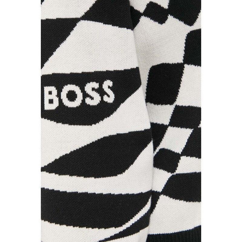 Памучен пуловер BOSS